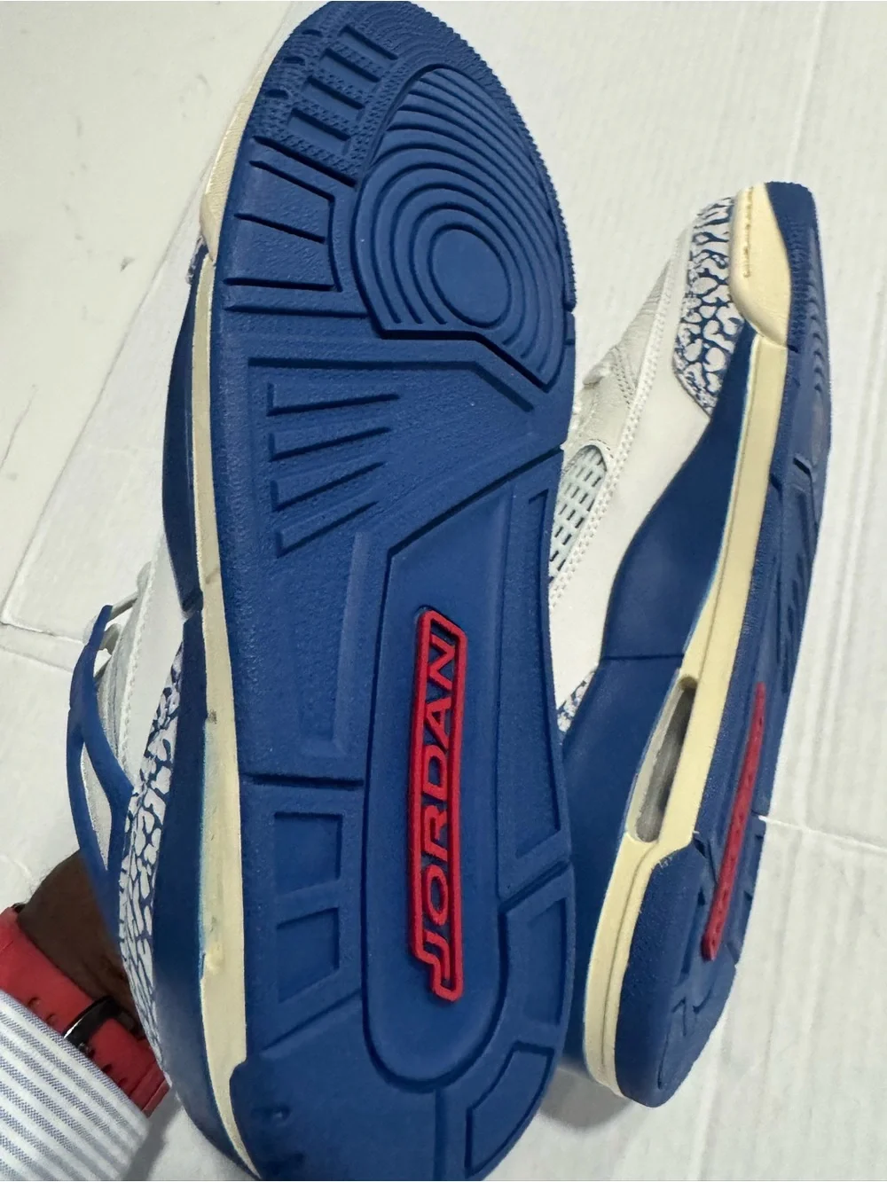 Jordan Spizike Low Sail Storm Blue Size:9  NWOT